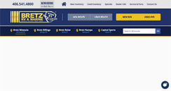 Desktop Screenshot of bretzrv.com
